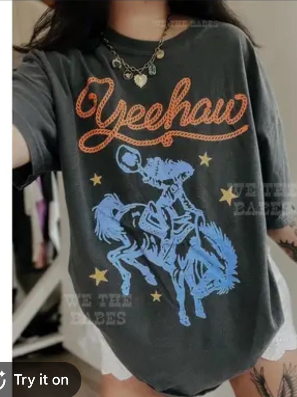 Yeehaw oversized top